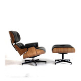 Eames Lounge Chair And Ottoman - Sillón Miller Cuero Vacuno 