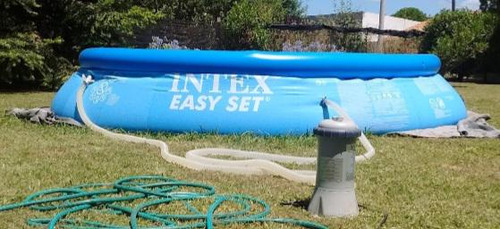 Pileta Inflable De Easy Set 366 Cm Intex Con Filtro Y Mangue