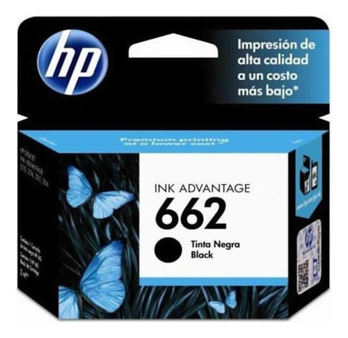 Cartucho Hp 662 Negro 