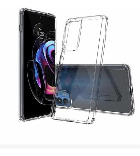 Funda Transparente Rígida Premium Para Motorola Moto E32