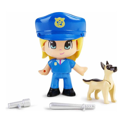 Pinypon Action Mujer Policia Con Perrito Figuras Pin Y Pon | Meses sin interés