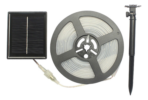 Tira De Luz Solar 16,4 Pies Led Flexible Y Cortable Para La