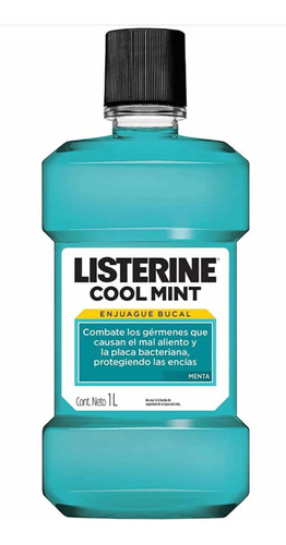 Listerine Sabor Menta 1 Lt Botella Grande Promocion