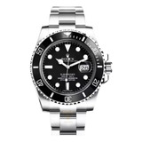 Rolex Submariner Date Preto Completo Automático 41mm Com Cx