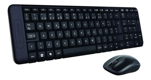 Kit Wireless Logitech Mk220 Teclado Mouse Inalambrico Pc