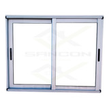 Ventana Corrediza A30 New 240x150 Anodizado Nat Dvh 4/12/4