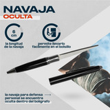 Discreta Pluma Navaja Oculta Defensa Personal Tactica Outdoo