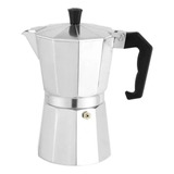 Cafetera Italiana De Aluminio 6 Tazas Cafe Desayuno