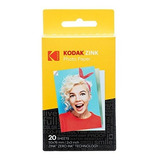 Papel Fotográfico Premium Zink Kodak De 2 X 3pulgadas 20hoja