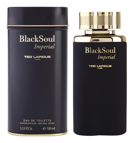 Perfume Ted Lapidus Black Soul Imperial Para Hombre Edt 100