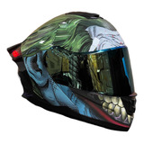 Casco Joker Abatible Led Aleron Dc Comics Guason Original Ns