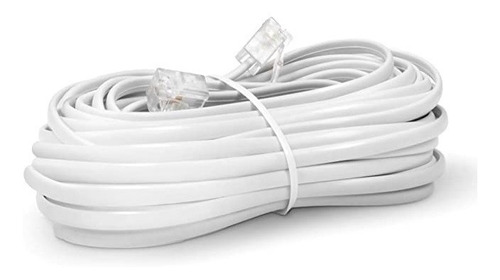 Cable Plano Telefono 4 Mts 4 Hilos Rj9 Colores Varios