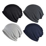 4 Gorros Unisex Cool Cap Slouchy Beanie Turbante