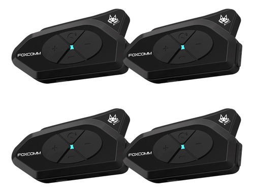 Pack X4 Intercomunicadores Bluetooth Fox G4 (4 Pilotos)