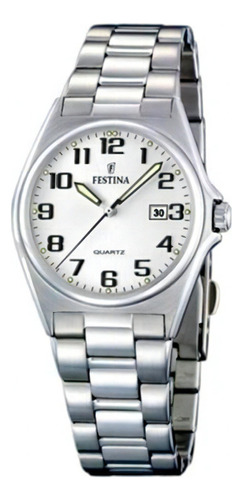 Reloj Para Mujer Festina Classics  F16375/9 Plateado