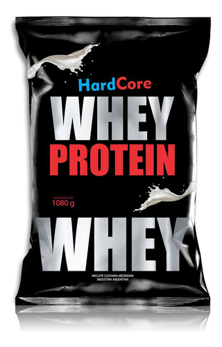 1 Kg Whey Protein Hardcore Proteína 100% Wpc Concentrada