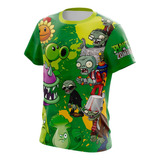 Playera Sublimada Plantas Vs Zombies D2