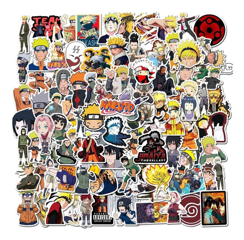 100 Stickers Del Anime Naruto Shippuden
