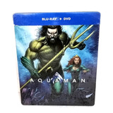 Aquaman Steelbook Blu-ray+dvd Original Nueva 