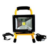 Reflector Led Recargable 20 W Blanco Adir 2463 Color De La Carcasa Amarillo Color De La Luz Blanco Neutro 110v/220v