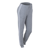 Pantalon adidas Essentials 3 Tiras Mujer Gris Solo Deportes