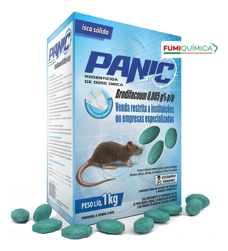 Panic Veneno Ratas Raticida X 1 Kg (belgrano)