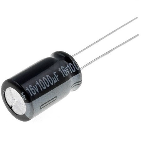 Capacitor Eletrolítico Radial 1.000uf 16v 105° (50 Peças)