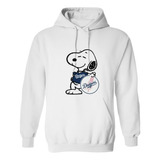 Sudadera Con Gorro Snoopy Con Su Pelota Beisbol