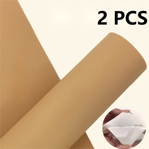 50*137cm2pcs Parche Autoadhesivo De Cuero Para Reparar Sofás