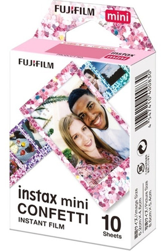Film Instax Mini Rollo 10 Fotos -  Confetti