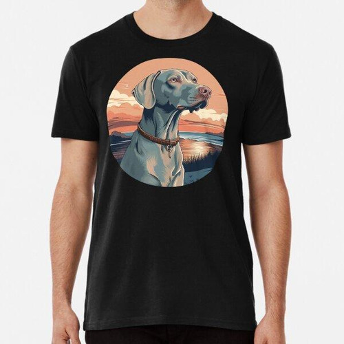 Remera Weimaraner Adorable Algodon Premium