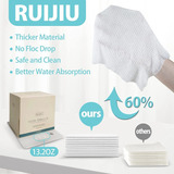 Ruijiu - Toalla Facial Desechable, Suave, Gruesa Y Suave, Pa