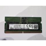 Memoria Ram Notebook 8g Ddr5 Samsung 4800 Mhz