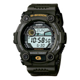 Reloj Hombre Casio G-7900-3dr G-shock Color De La Correa Negro Color Del Bisel Negro Color Del Fondo Negro