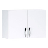 Armário Aéreo 2 Portas 80 Cm Branco - Ajl Móveis