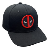 Gorra Curva Bordada Deadpool