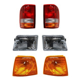 Par Calaveras Faros Y Cuartos De Punta Ford Ranger 1993-1997