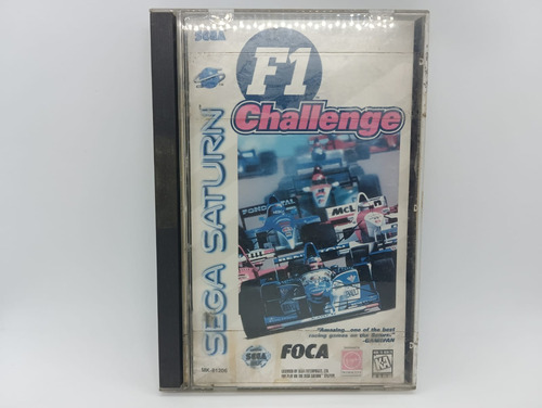 Formula 1 F1 Challenge Sega Saturno Original Europeu Mídia 