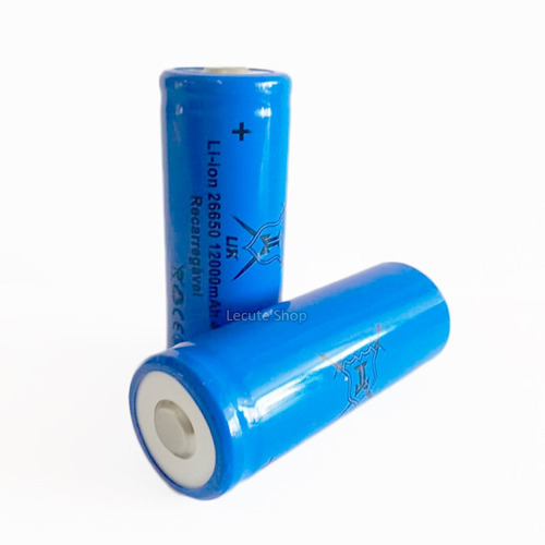 Bateria Recargable 26650 4.2v 12000 Mah Li-ion Pila Lampara 