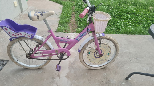 Bicicleta Nena Pioneer Princesa Rodado 20