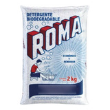 Detergente Ropa Biodegradable En Polvo Roma Multiusos 2kg