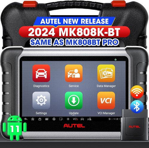 Escáner De Diagnóstico Bluetooth Autel Maxicom Mk808 K Bt