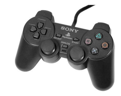 Controle Joystick Sony Playstation Dualshock 2 Black