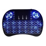 Mini Teclado Com Led Sem Fio Usb Pc Tv Ps3 Xbox