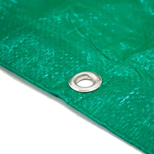 Rafia Lona Cubre Cerco 2x50m Verde Ojal Aluminio Borde Nylon