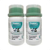 2 Triatox Msd Carrapaticida E Piolhicida Para Animais 200 Ml