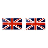 Par Emblemas Adesivo Resinado Bandeira Inglaterra Land Rover