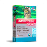 Advantage Max3 Cães De 4 - 10 Kg Antipulgas 1 Pipeta