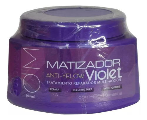 Crema Matizador De Cabello Violeta/azul/grafito 500ml