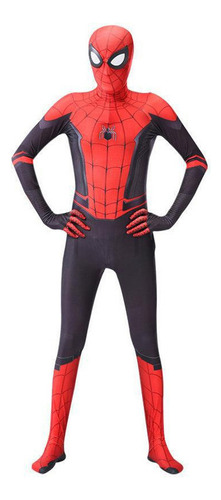 Traje Para Spiderman Miles Morales Cosplay Adultos Halloween